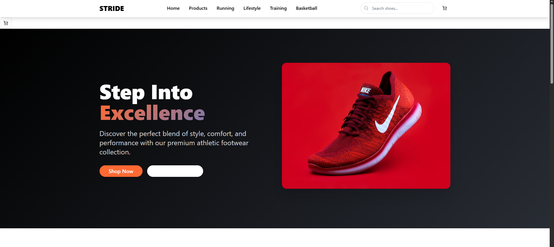 Shoe Store Website
